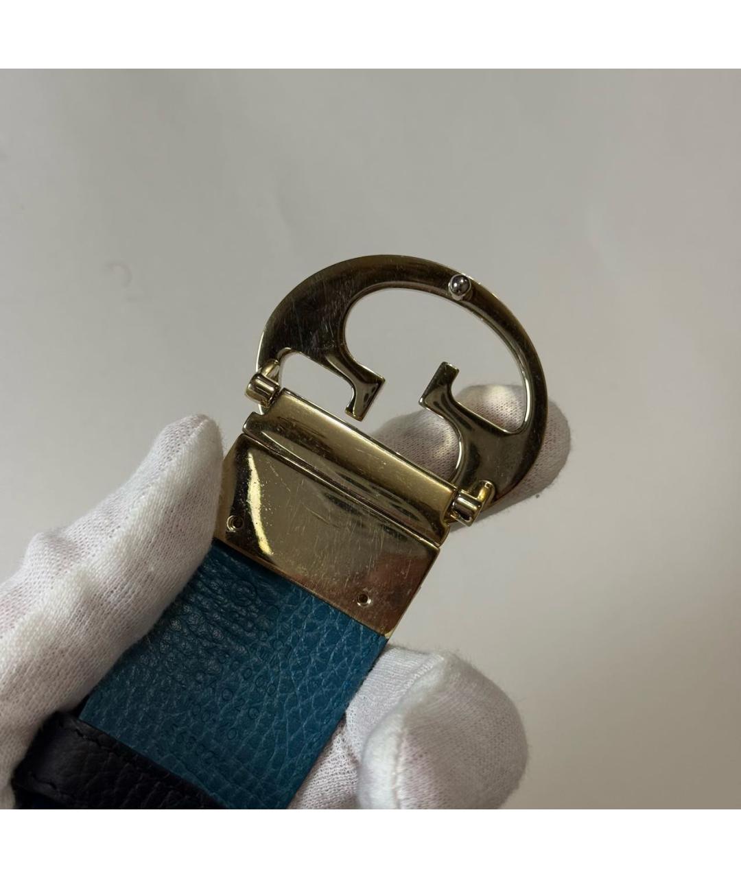 GUCCI Черный кожаный ремень, фото 6