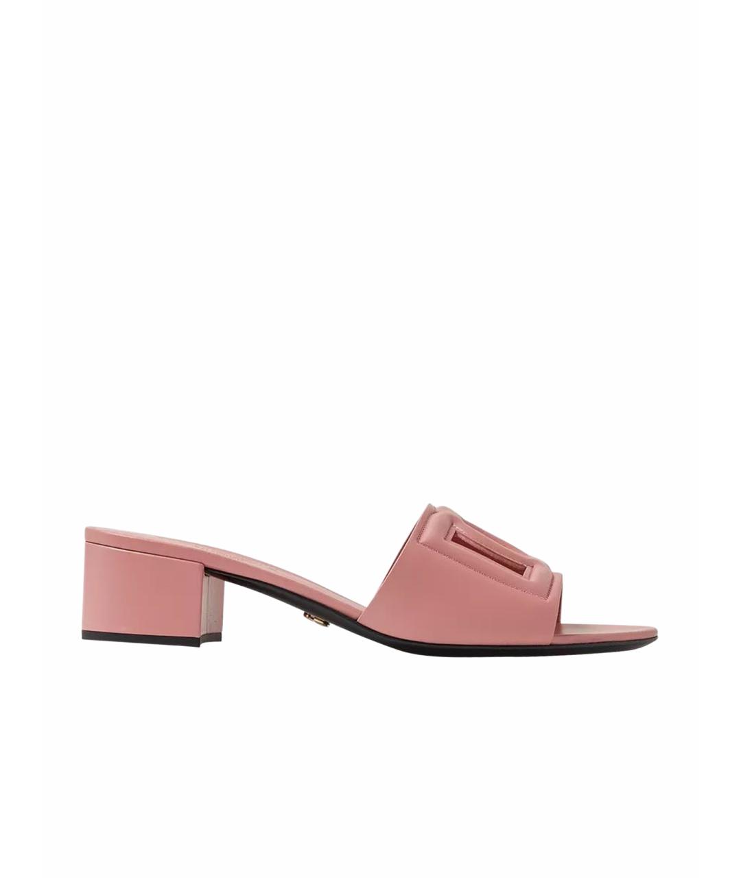 DOLCE&GABBANA Кожаные мюли, фото 1