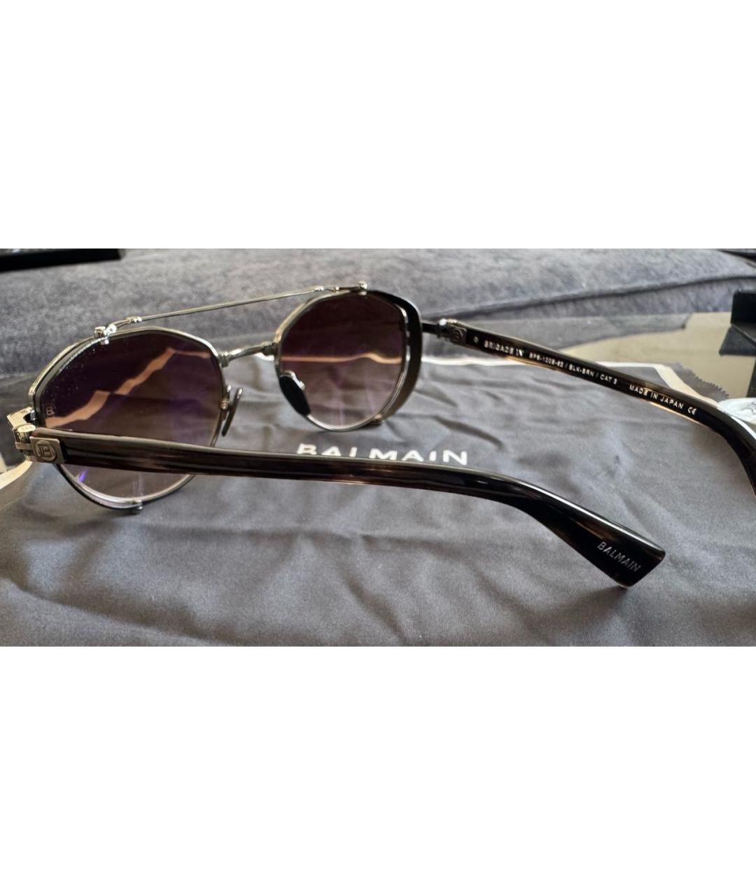 BALMAIN Мульти металлические солнцезащитные очки, фото 2