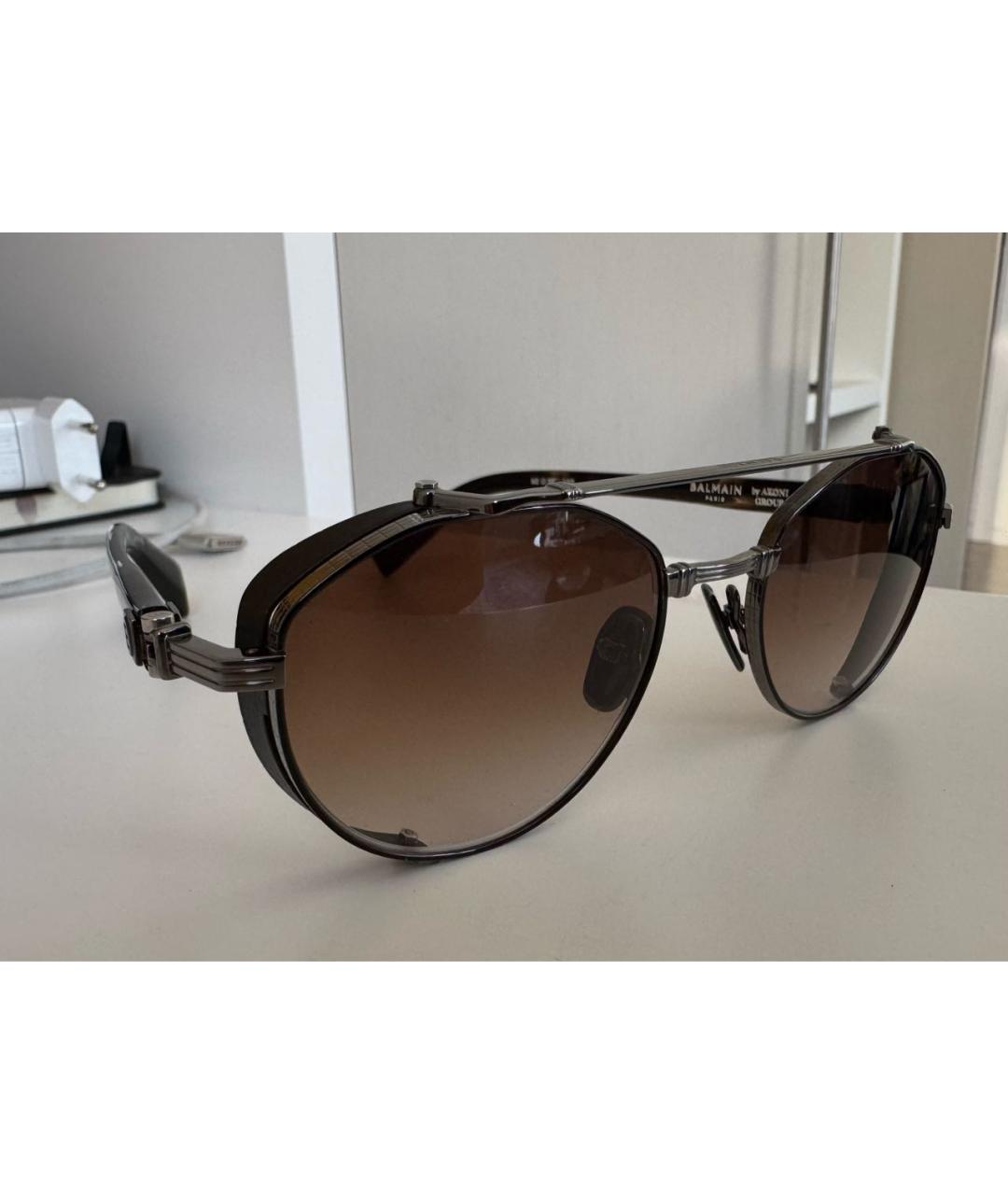 BALMAIN Мульти металлические солнцезащитные очки, фото 8