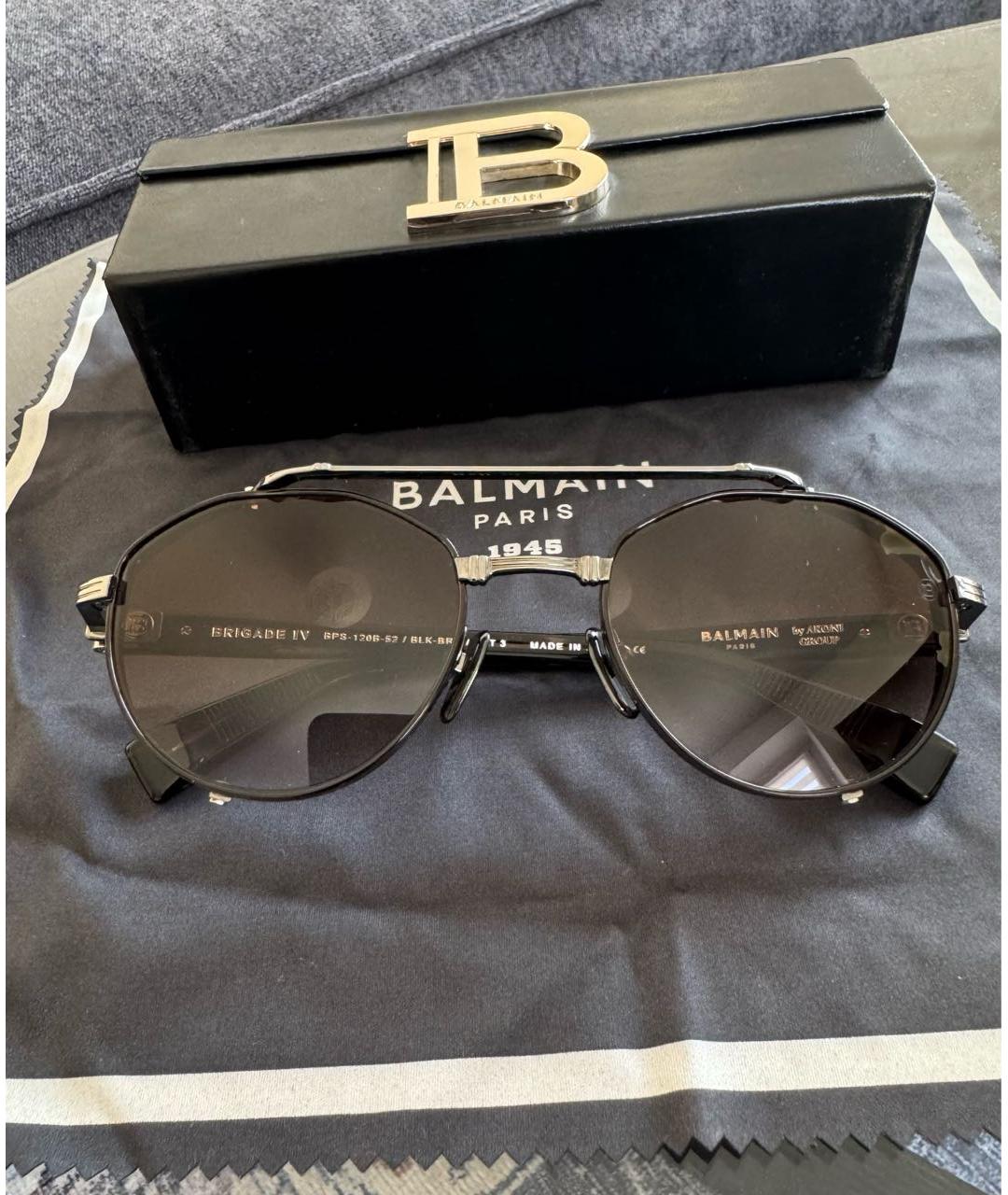 BALMAIN Мульти металлические солнцезащитные очки, фото 7