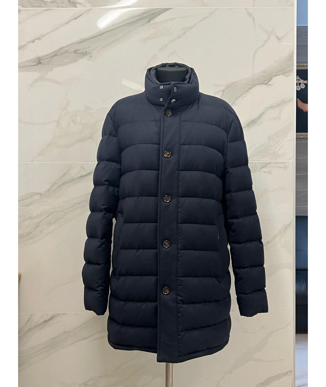 MOORER Темно-синий шерстяной пуховик, фото 2