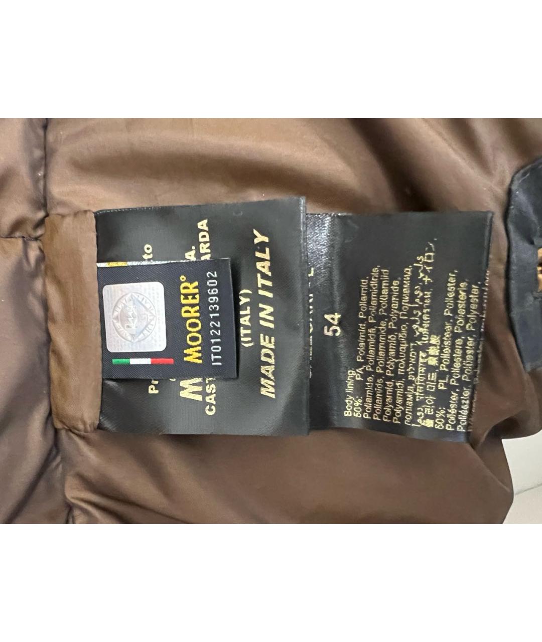 MOORER Темно-синий шерстяной пуховик, фото 5