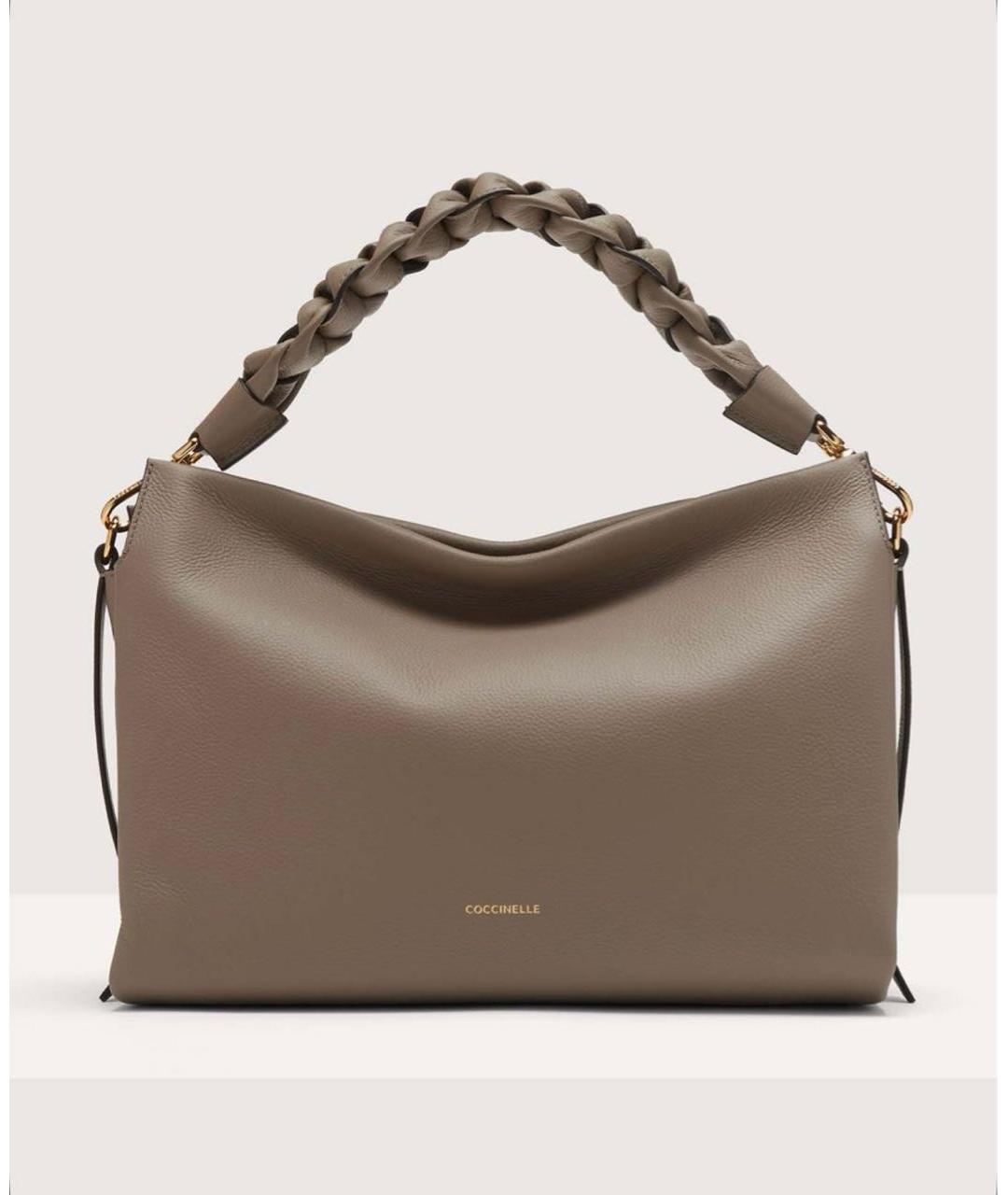 COCCINELLE Коричневый кожаный рюкзак, фото 6