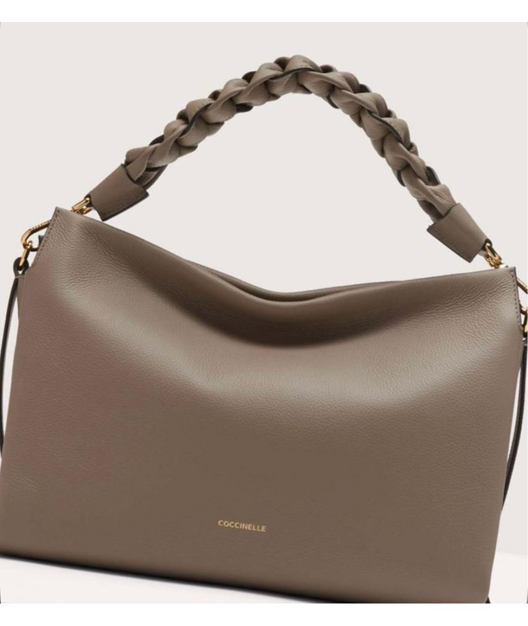 COCCINELLE Коричневый кожаный рюкзак, фото 3