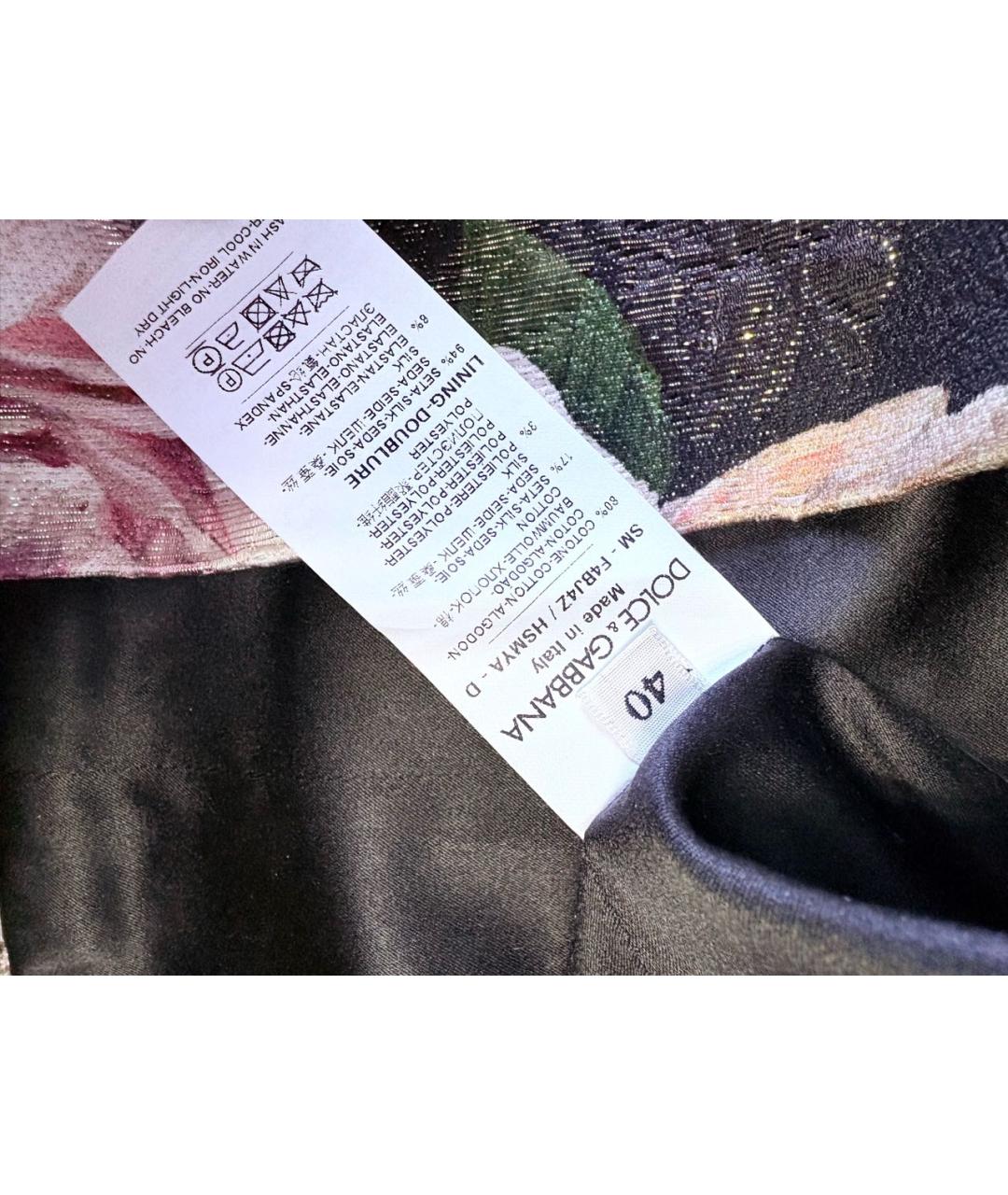 DOLCE&GABBANA Мульти юбка мини, фото 3