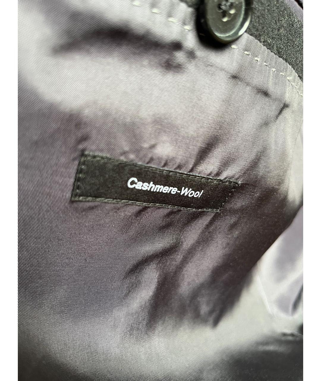 HUGO BOSS Черное шерстяное пальто, фото 6