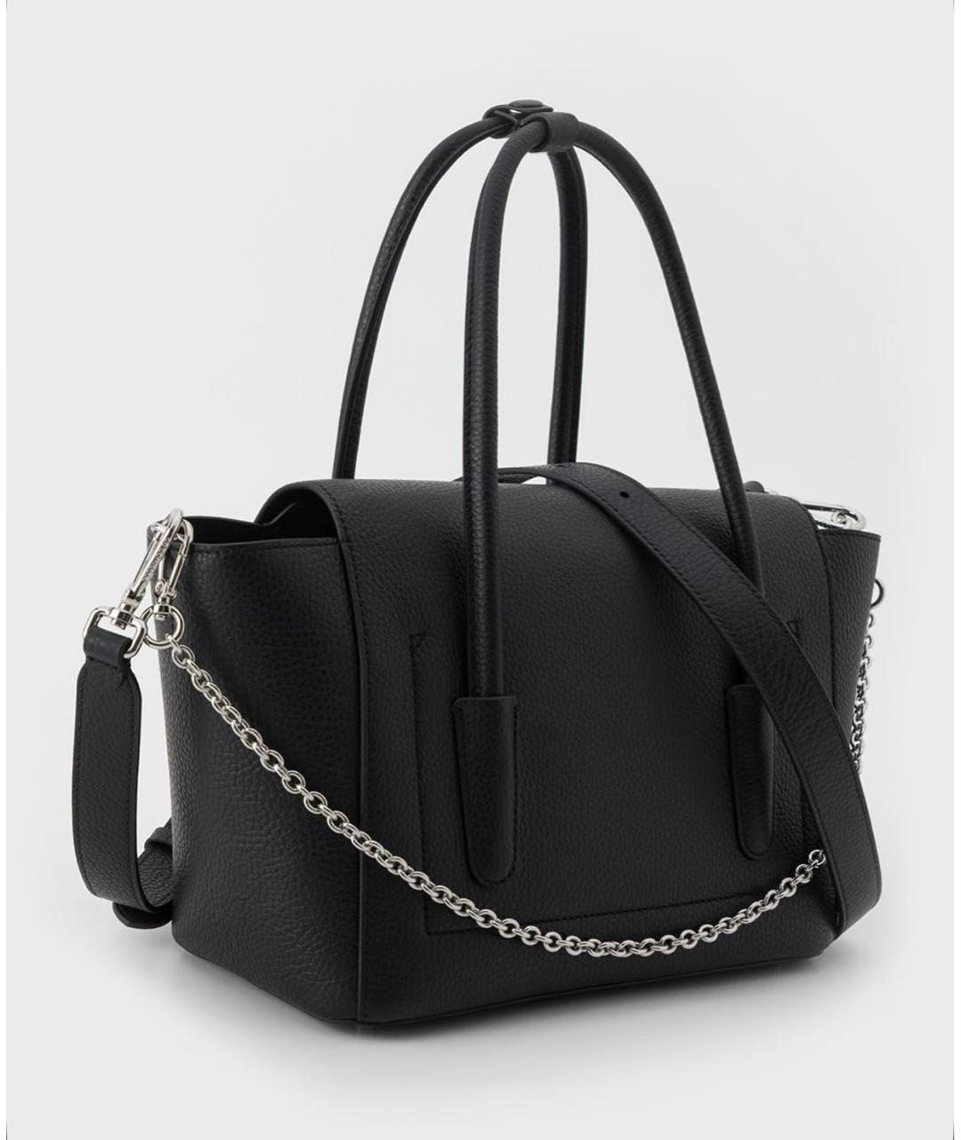 COCCINELLE Черная кожаная сумка через плечо, фото 3