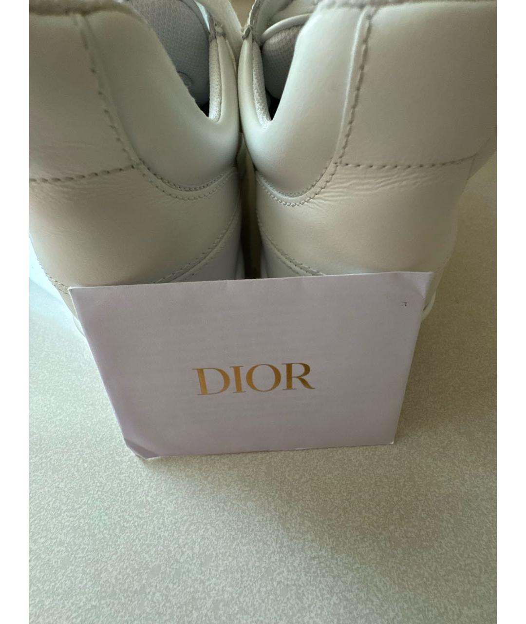 CHRISTIAN DIOR Белые кожаные кеды, фото 7