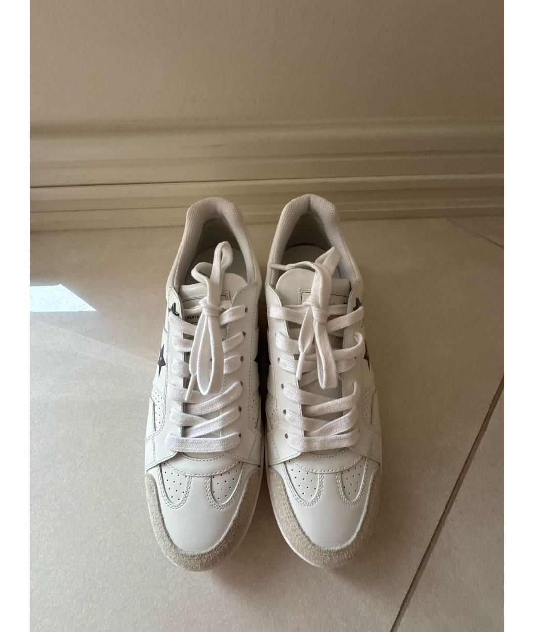 CHRISTIAN DIOR Белые кожаные кеды, фото 2