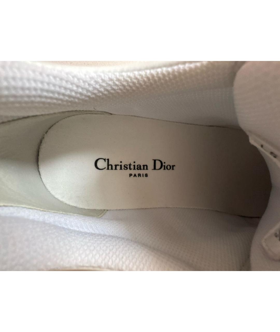 CHRISTIAN DIOR Белые кожаные кеды, фото 6