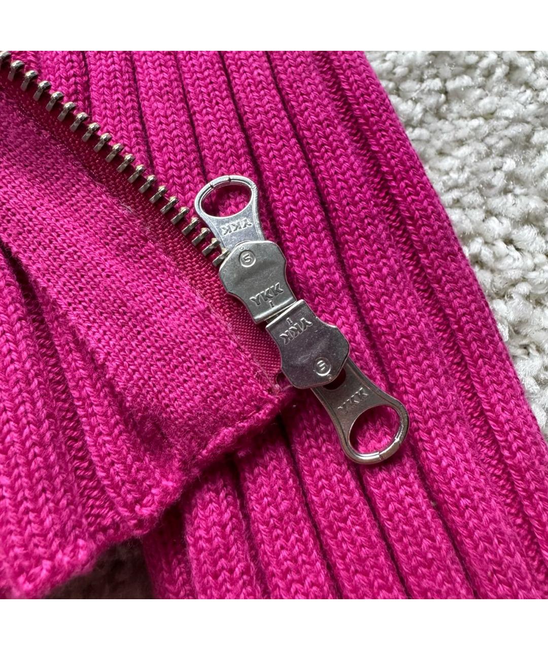 MM6 MAISON MARGIELA Розовый хлопковый джемпер / свитер, фото 7