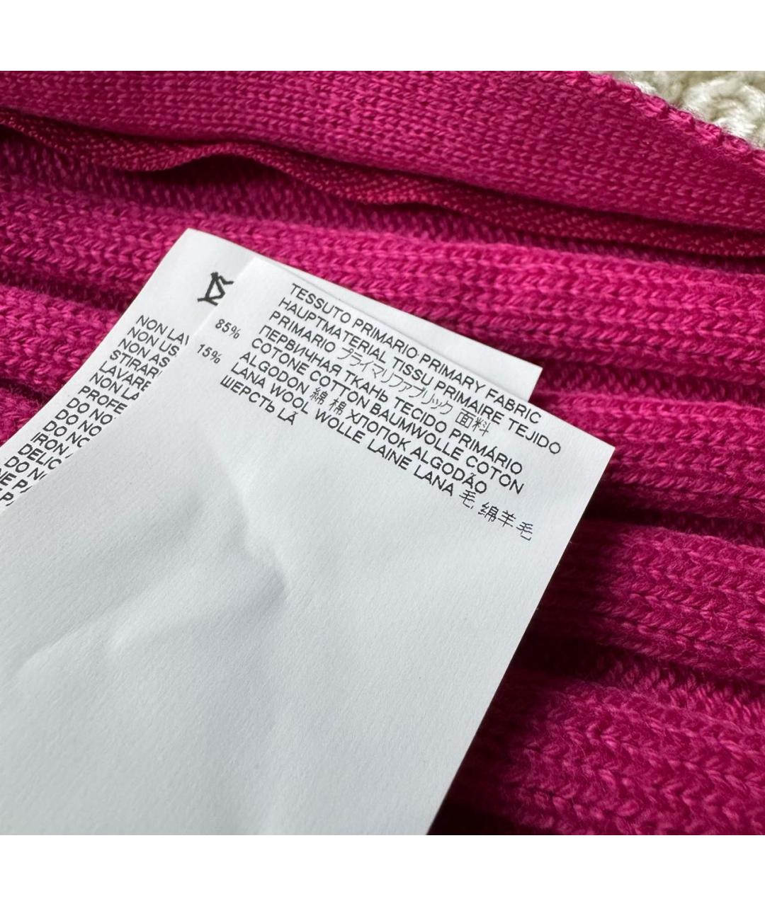 MM6 MAISON MARGIELA Розовый хлопковый джемпер / свитер, фото 3