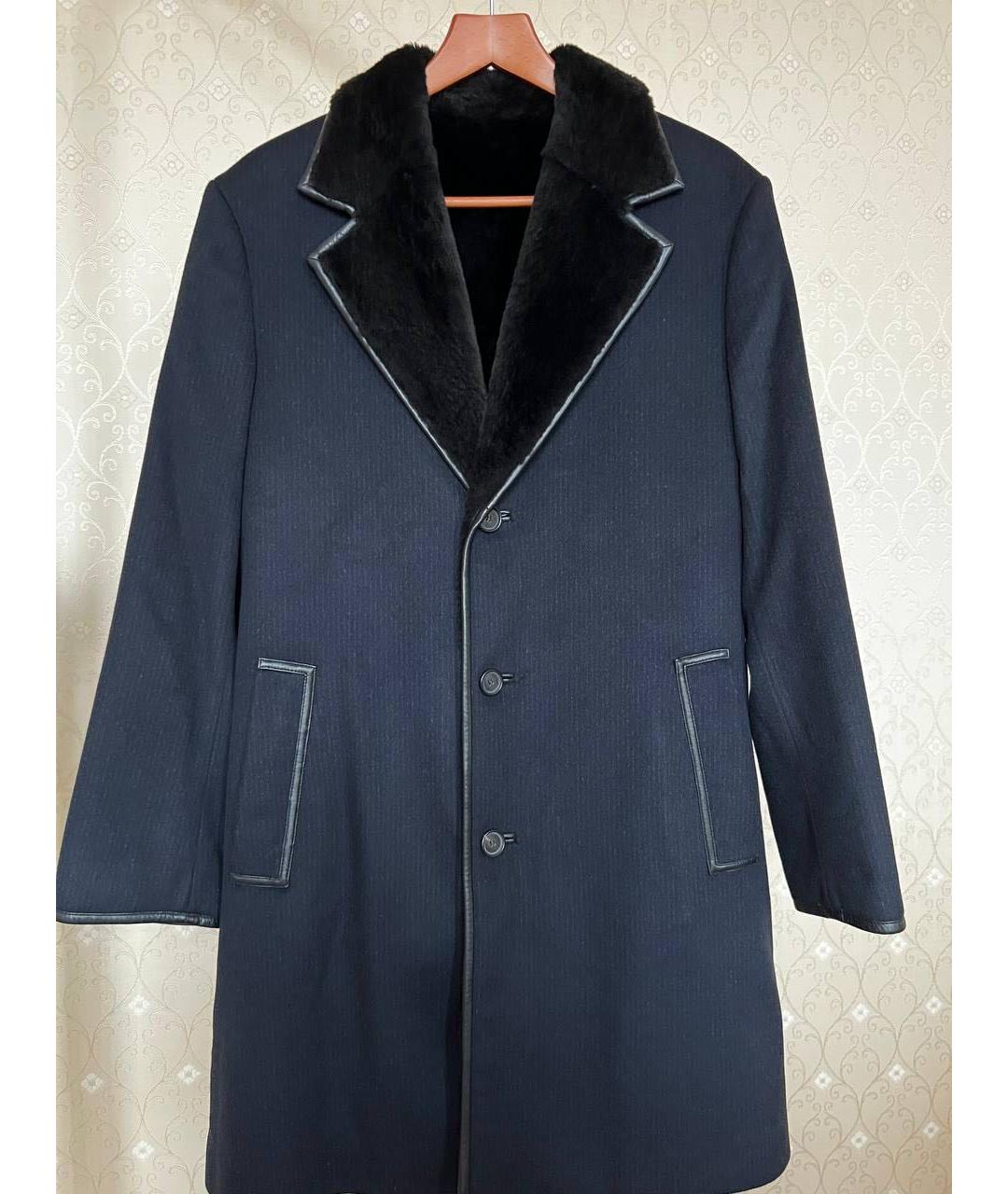 BRIONI Темно-синее кашемировое пальто, фото 9
