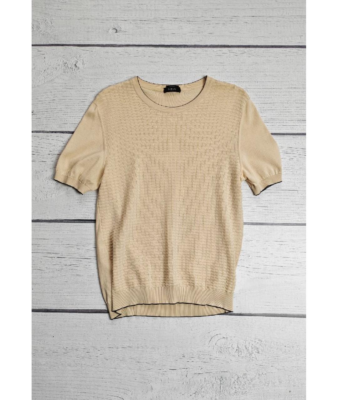 SVEVO Желтая хлопковая футболка, фото 6