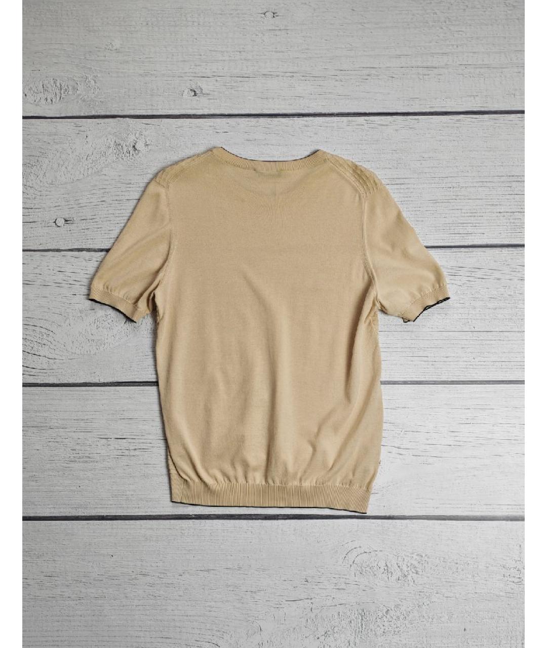 SVEVO Желтая хлопковая футболка, фото 2