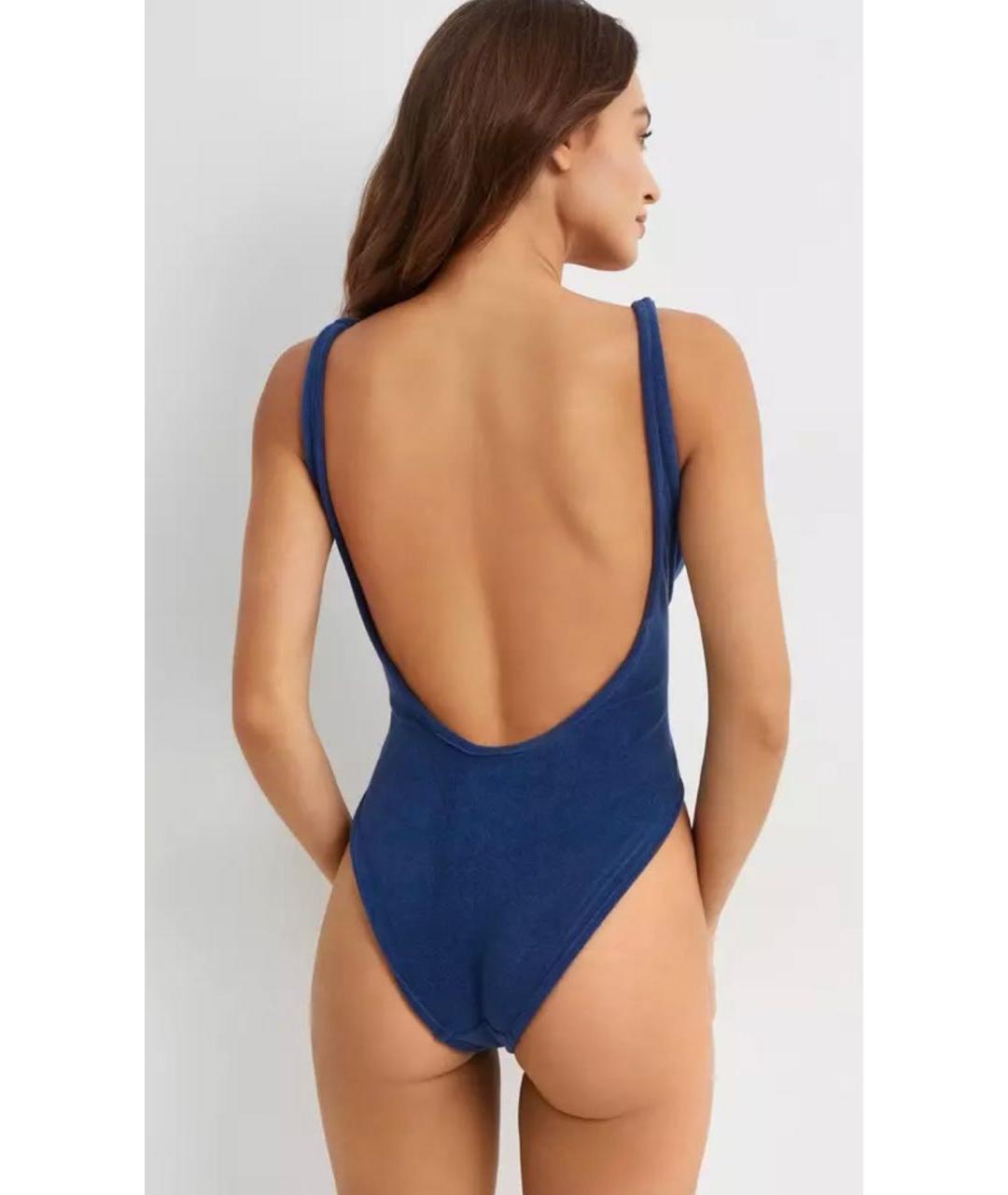 ZIMMERMANN Темно-синий хлопковый купальник, фото 8