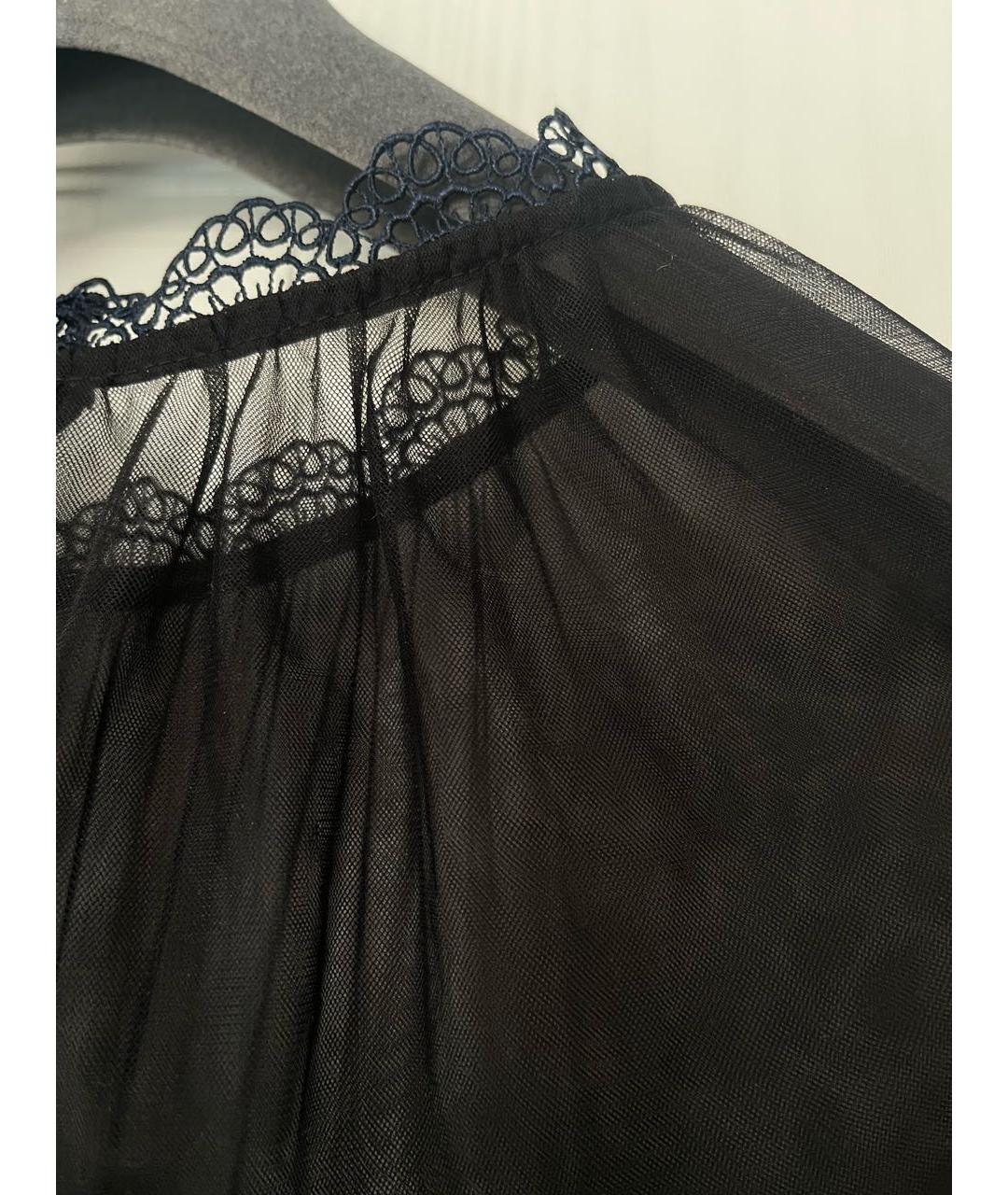 SELF-PORTRAIT Темно-синее полиэстеровое коктейльное платье, фото 5