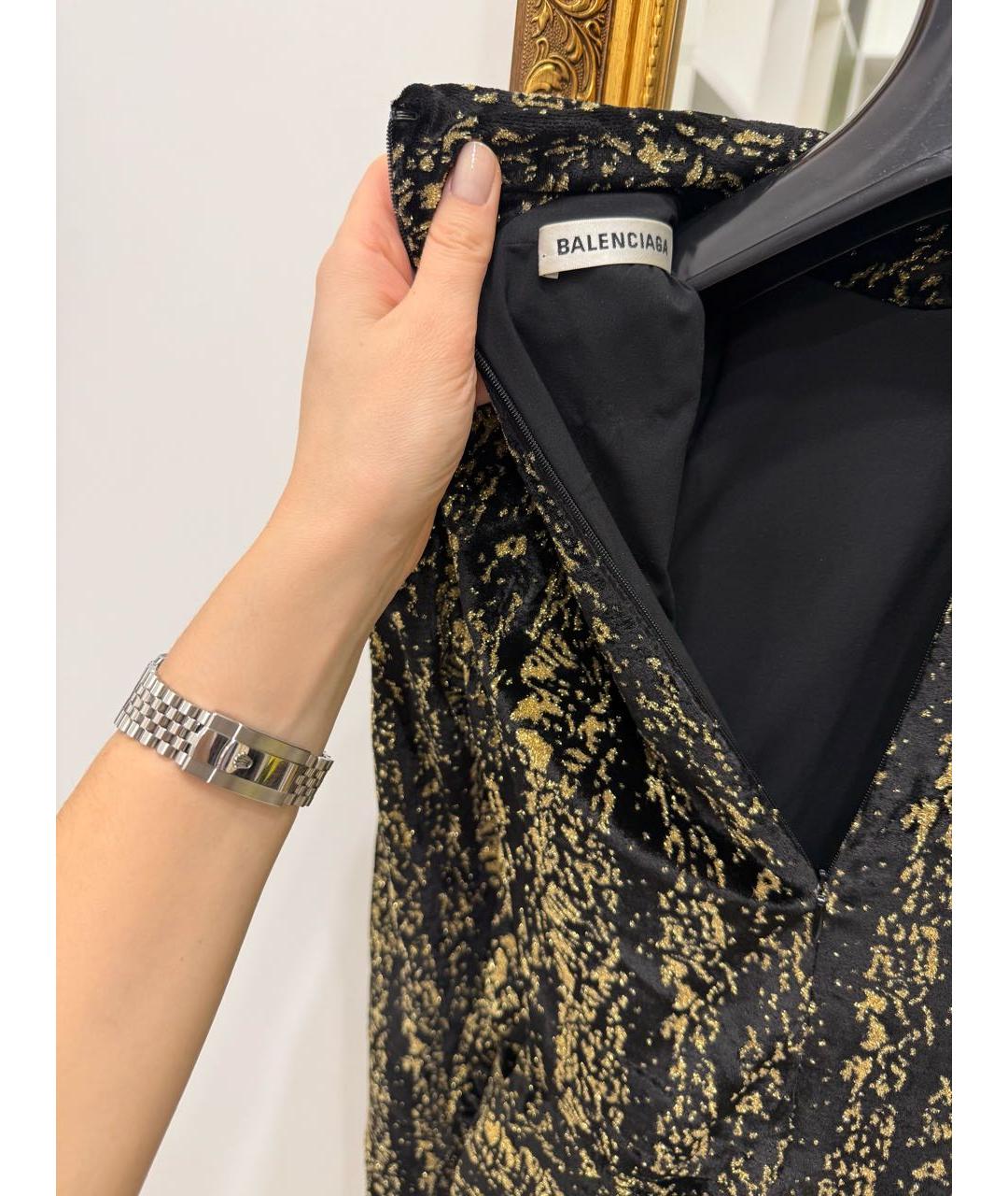 BALENCIAGA Мульти вискозное коктейльное платье, фото 8