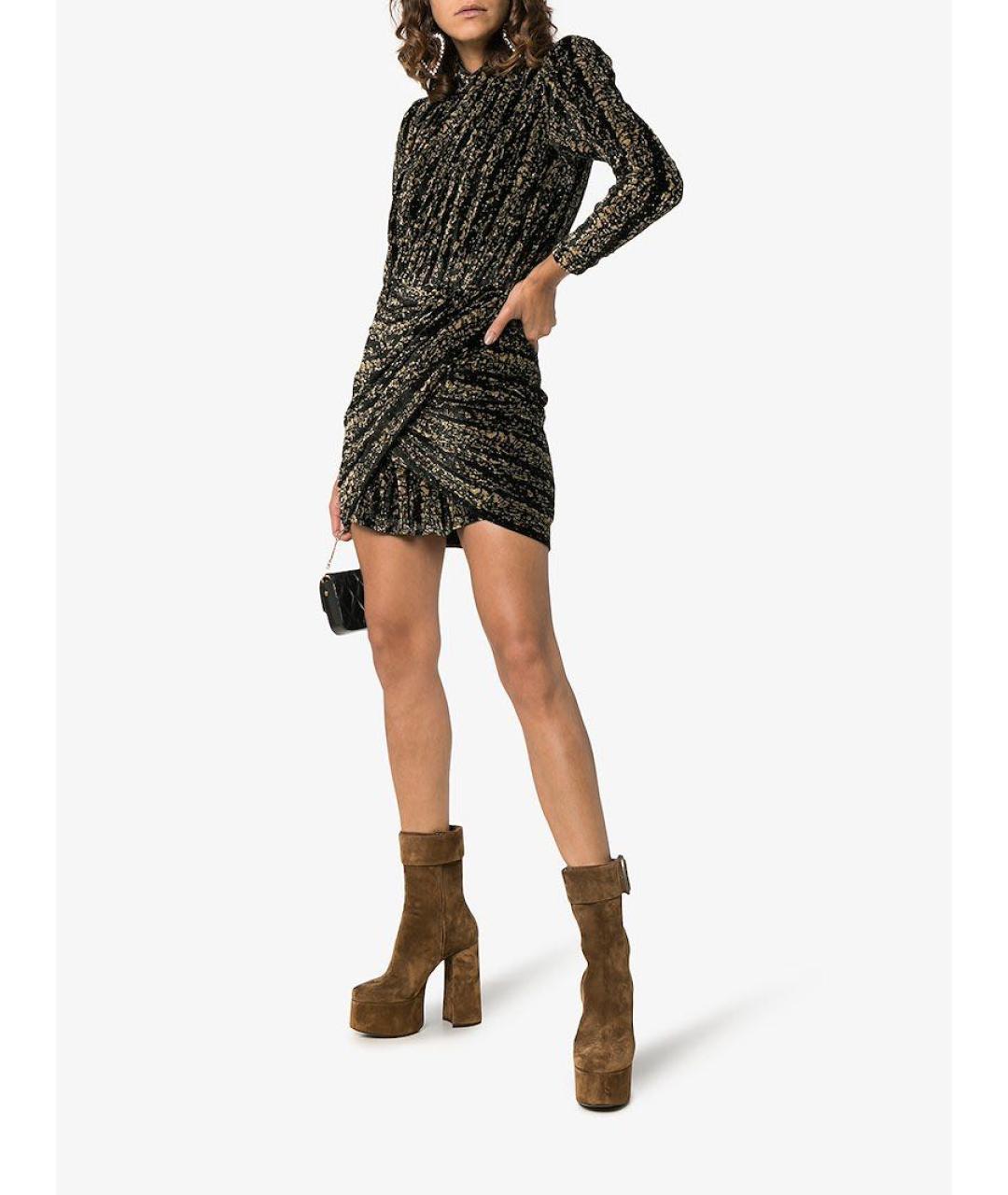 BALENCIAGA Мульти вискозное коктейльное платье, фото 5