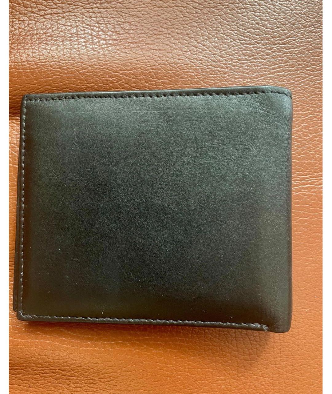 PRADA Черный кожаный кошелек, фото 2