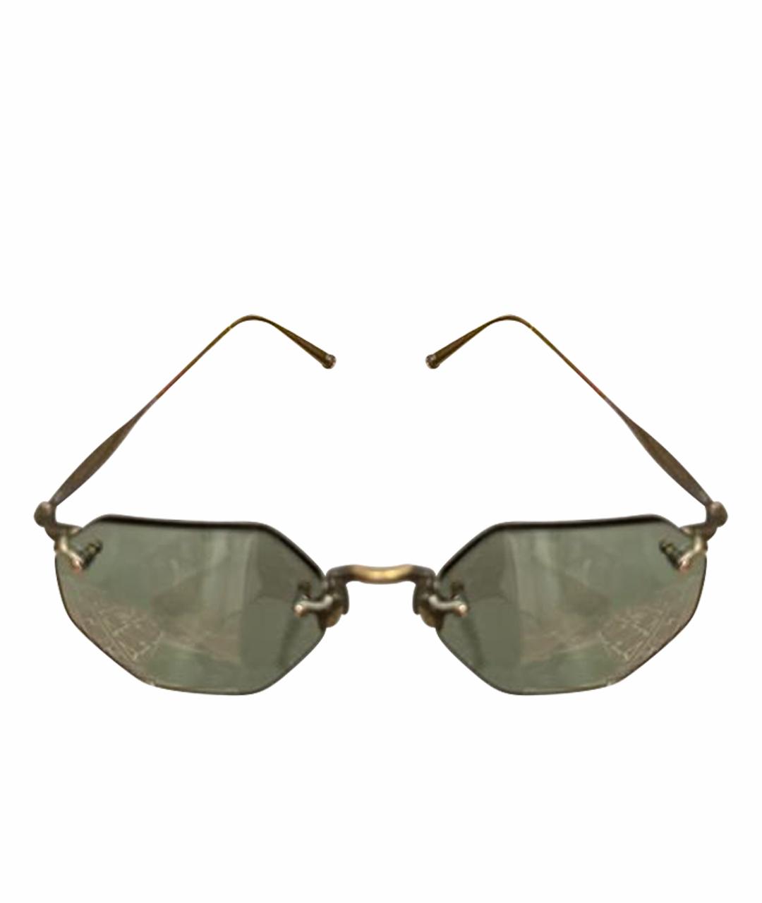 MATSUDA Зеленые металлические солнцезащитные очки, фото 1