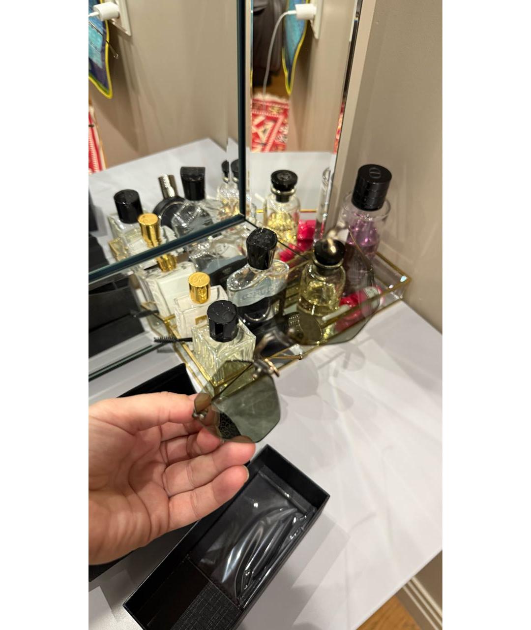 MATSUDA Зеленые металлические солнцезащитные очки, фото 2