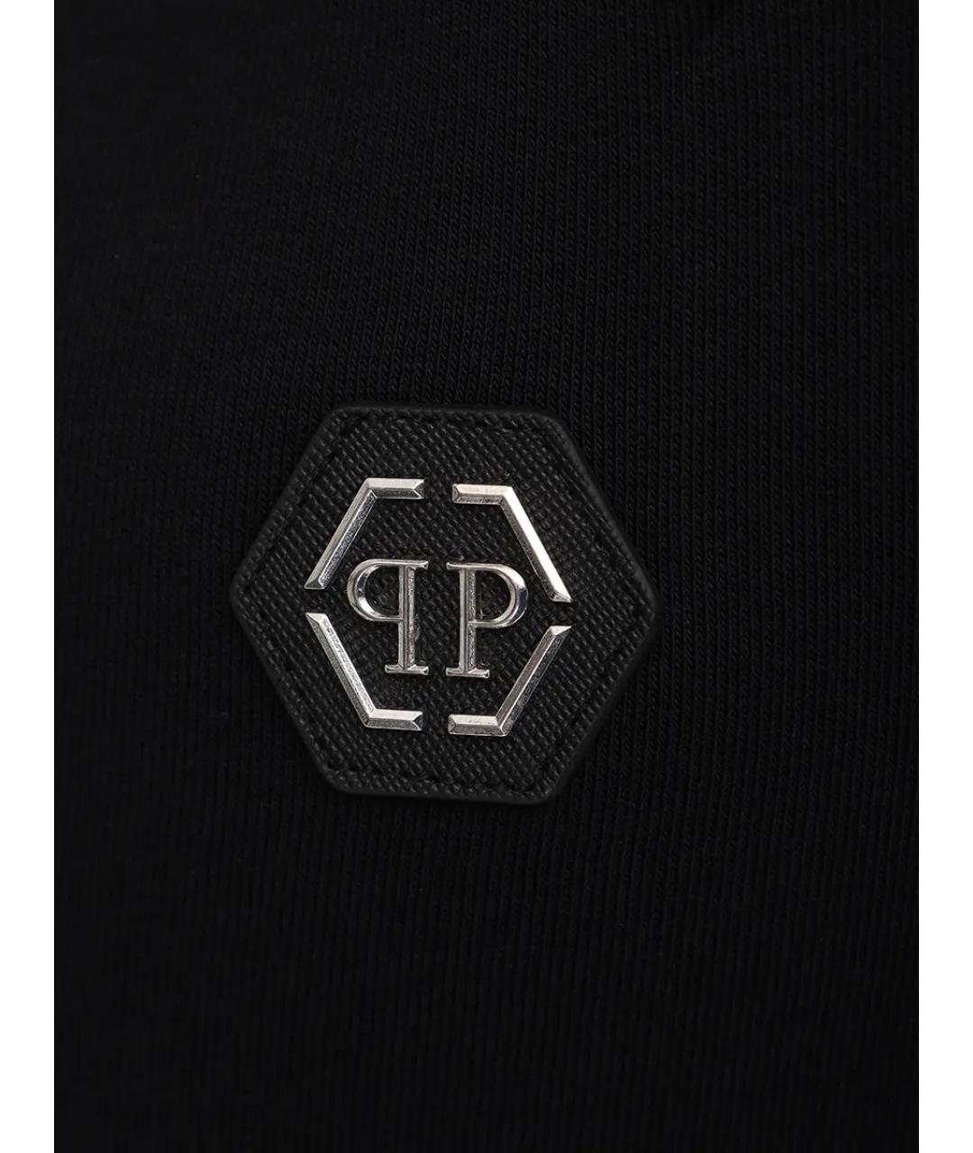 PHILIPP PLEIN Черные спортивные брюки и шорты, фото 6