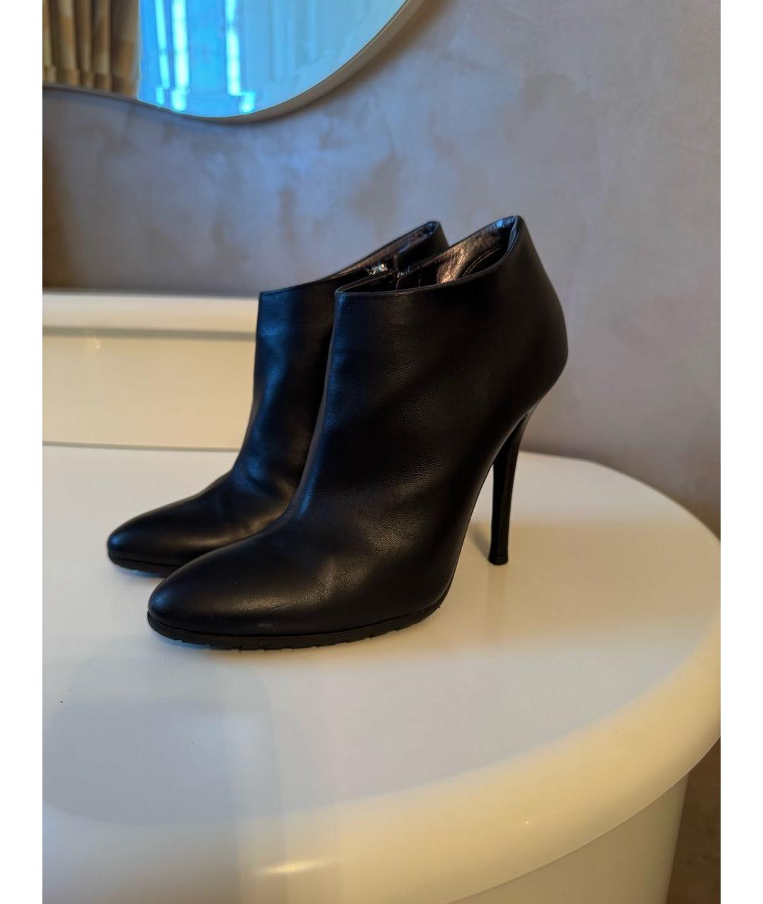 GIUSEPPE ZANOTTI DESIGN Черные кожаные ботильоны, фото 6