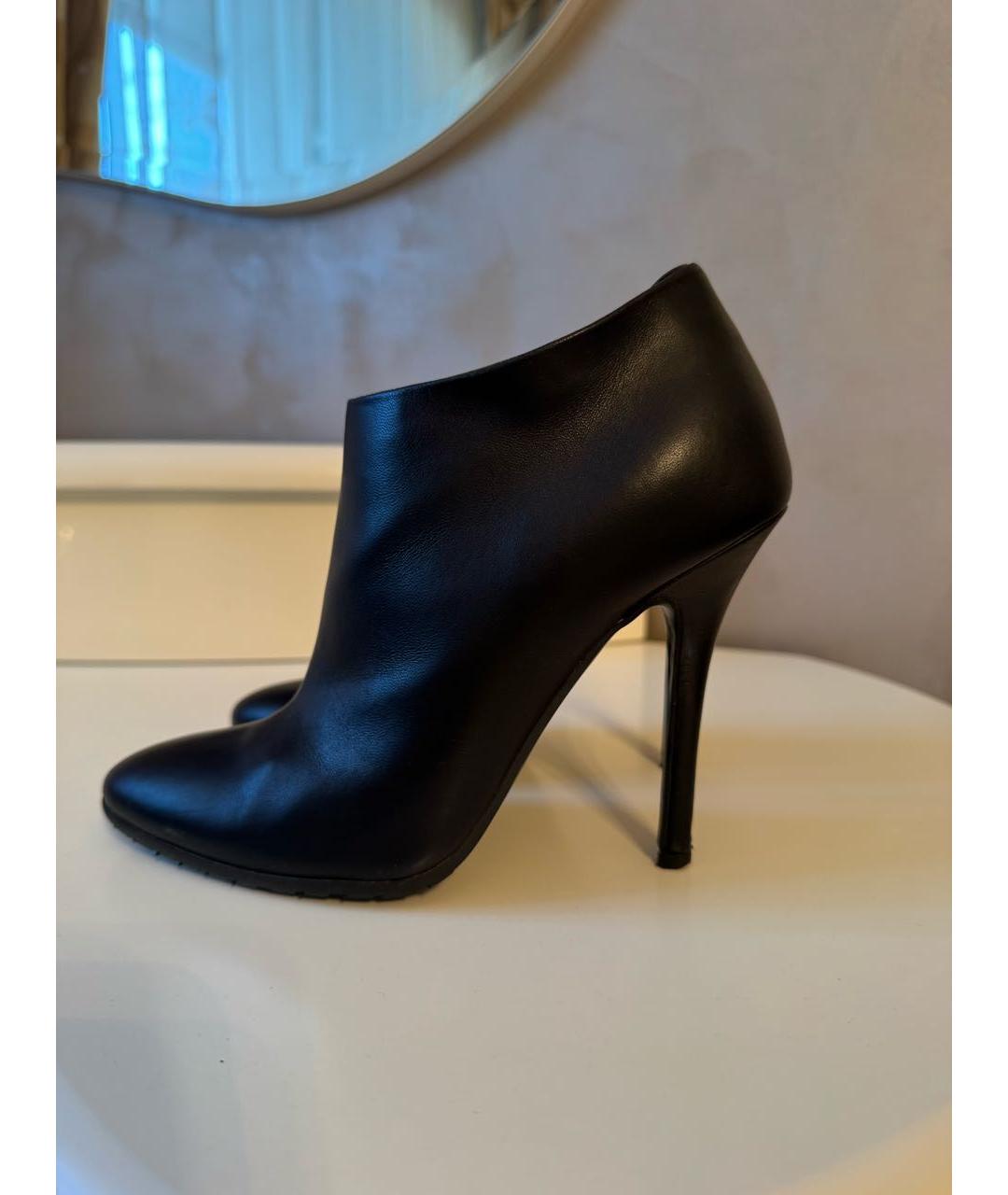 GIUSEPPE ZANOTTI DESIGN Черные кожаные ботильоны, фото 9