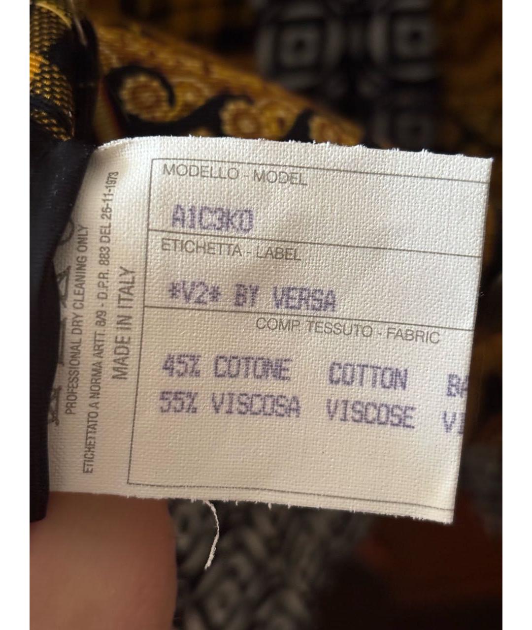 VERSACE Мульти хлопковый жилет, фото 8