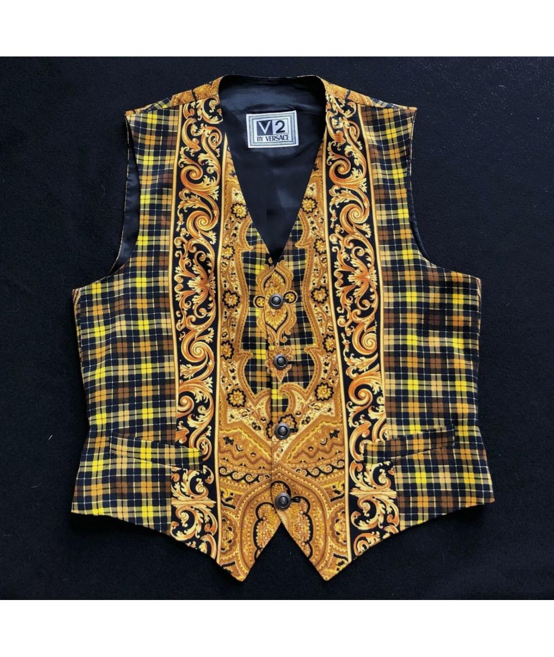 VERSACE Мульти хлопковый жилет, фото 9
