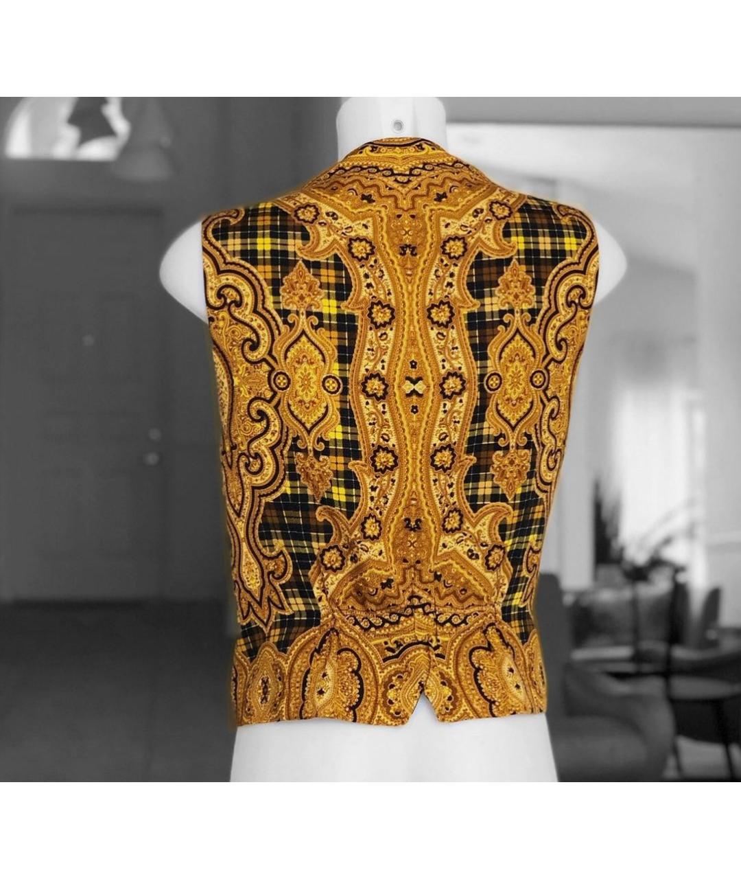 VERSACE Мульти хлопковый жилет, фото 5