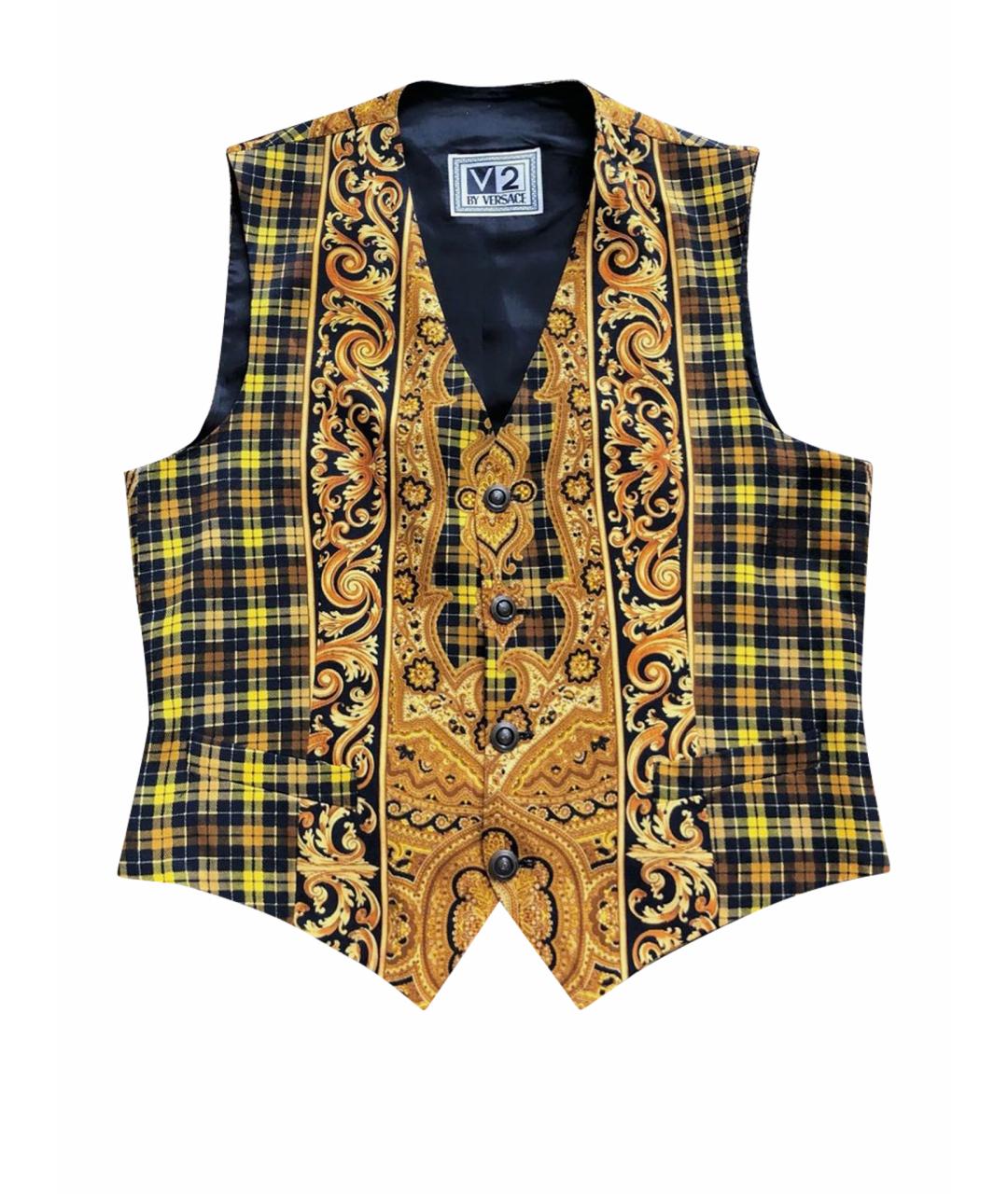VERSACE Мульти хлопковый жилет, фото 1