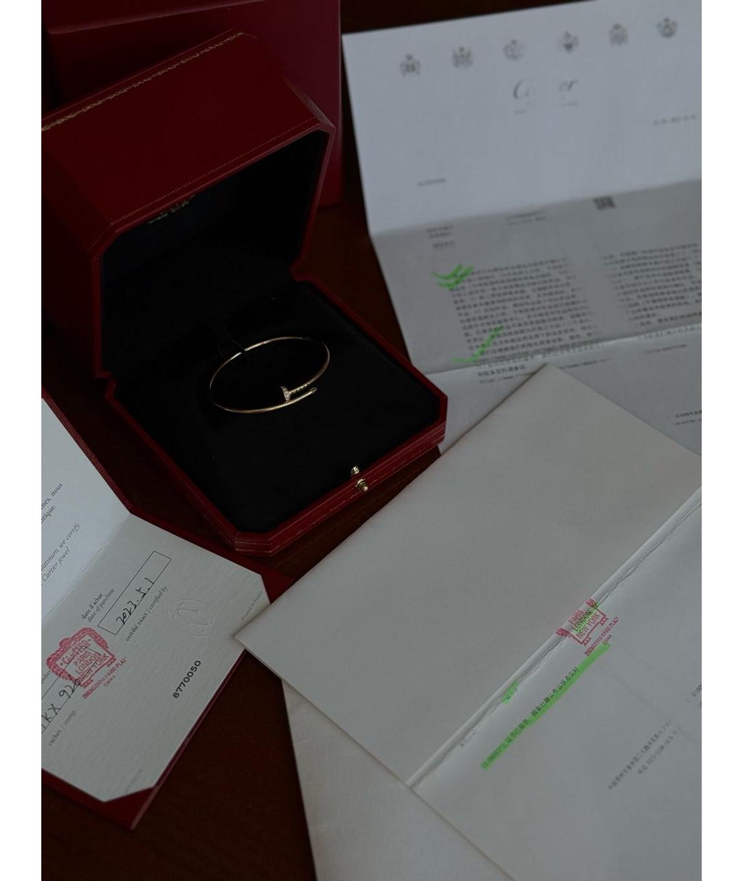 CARTIER Золотой браслет из розового золота, фото 7