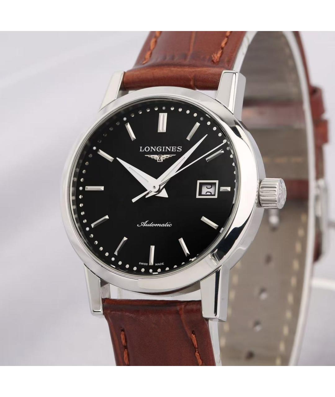 LONGINES Коричневые часы, фото 7