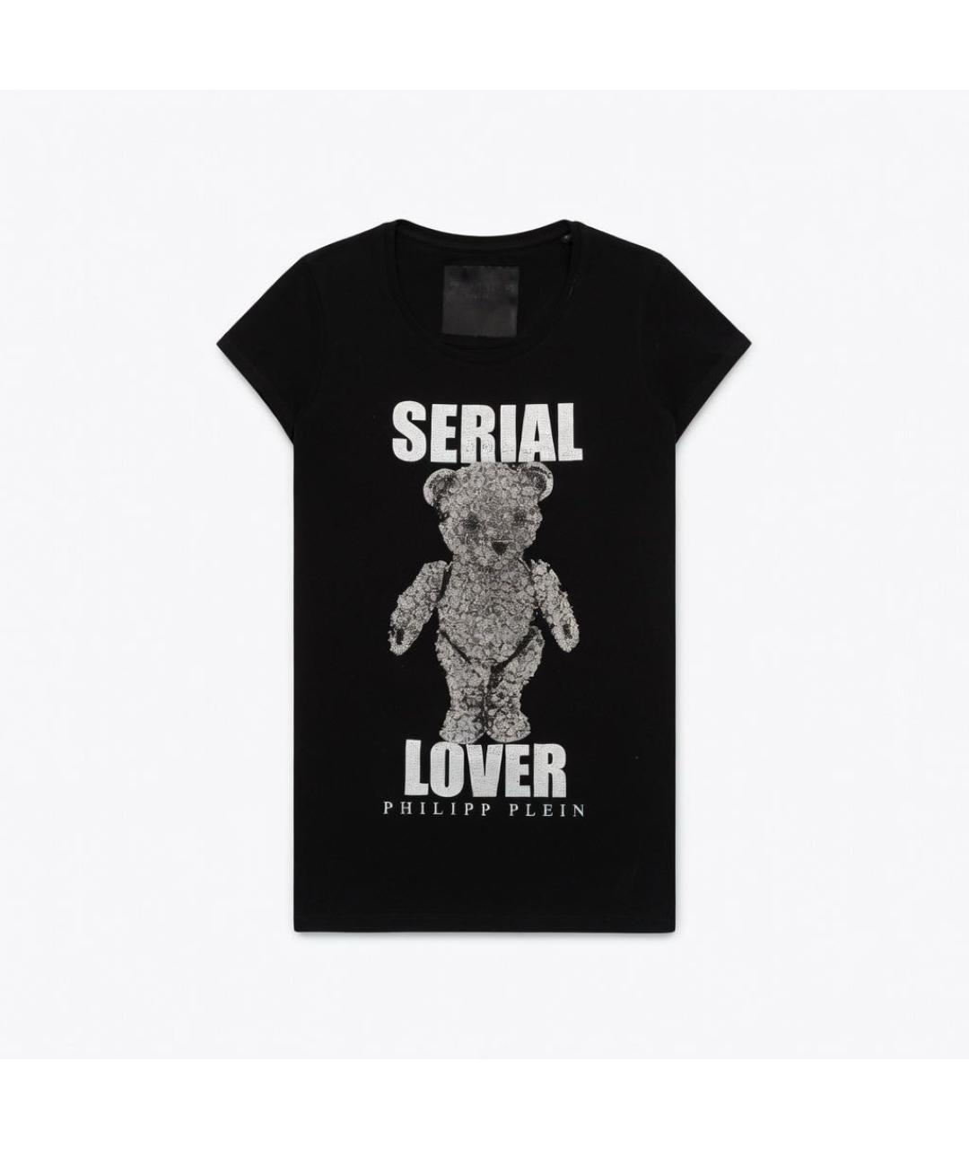 PHILIPP PLEIN Черная хлопковая футболка, фото 9