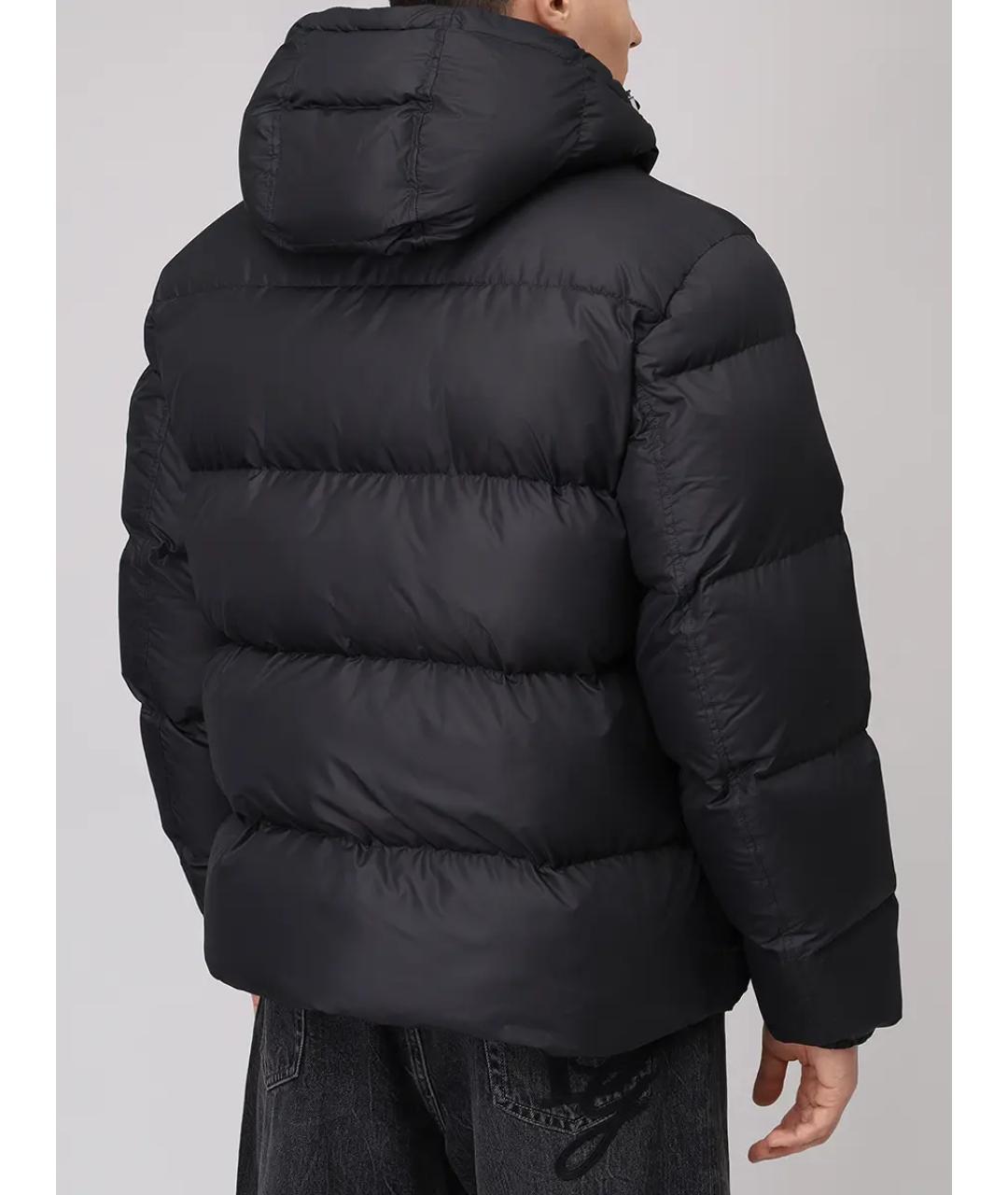 DOLCE&GABBANA Черный полиамидовый пуховик, фото 3
