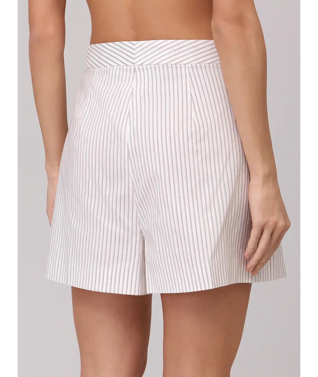 FENDI Белые хлопковые шорты, фото 3