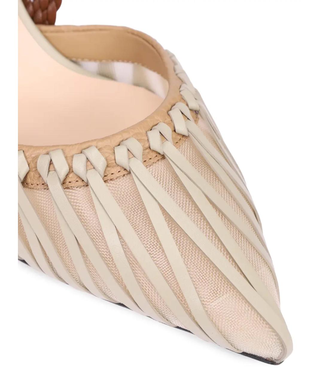 FENDI Мульти текстильные туфли, фото 5