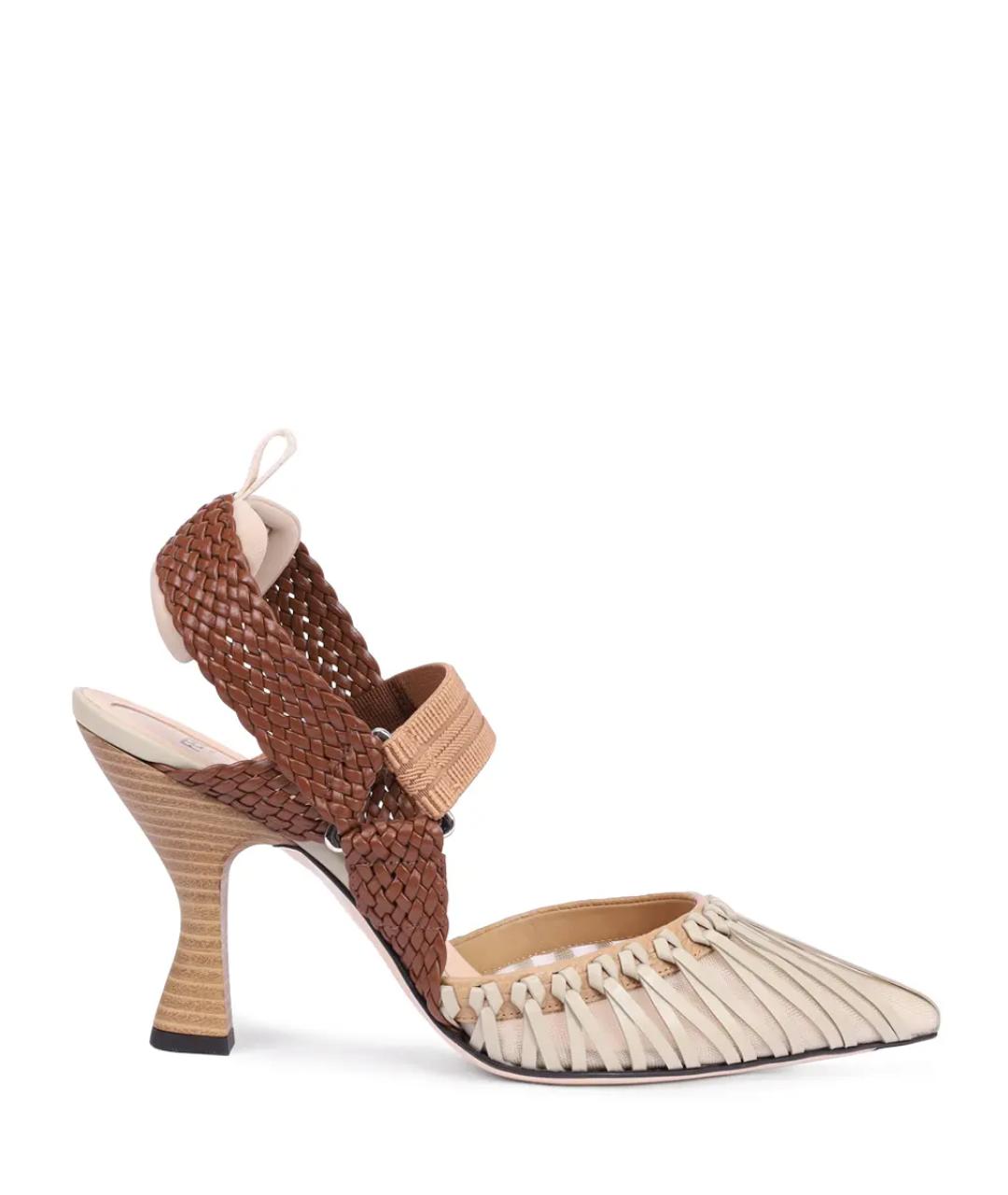 FENDI Мульти текстильные туфли, фото 1