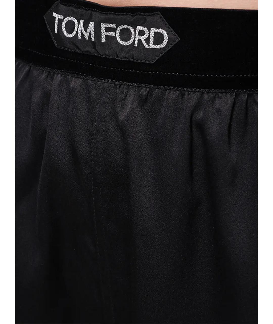 TOM FORD Черные шелковые шорты, фото 5