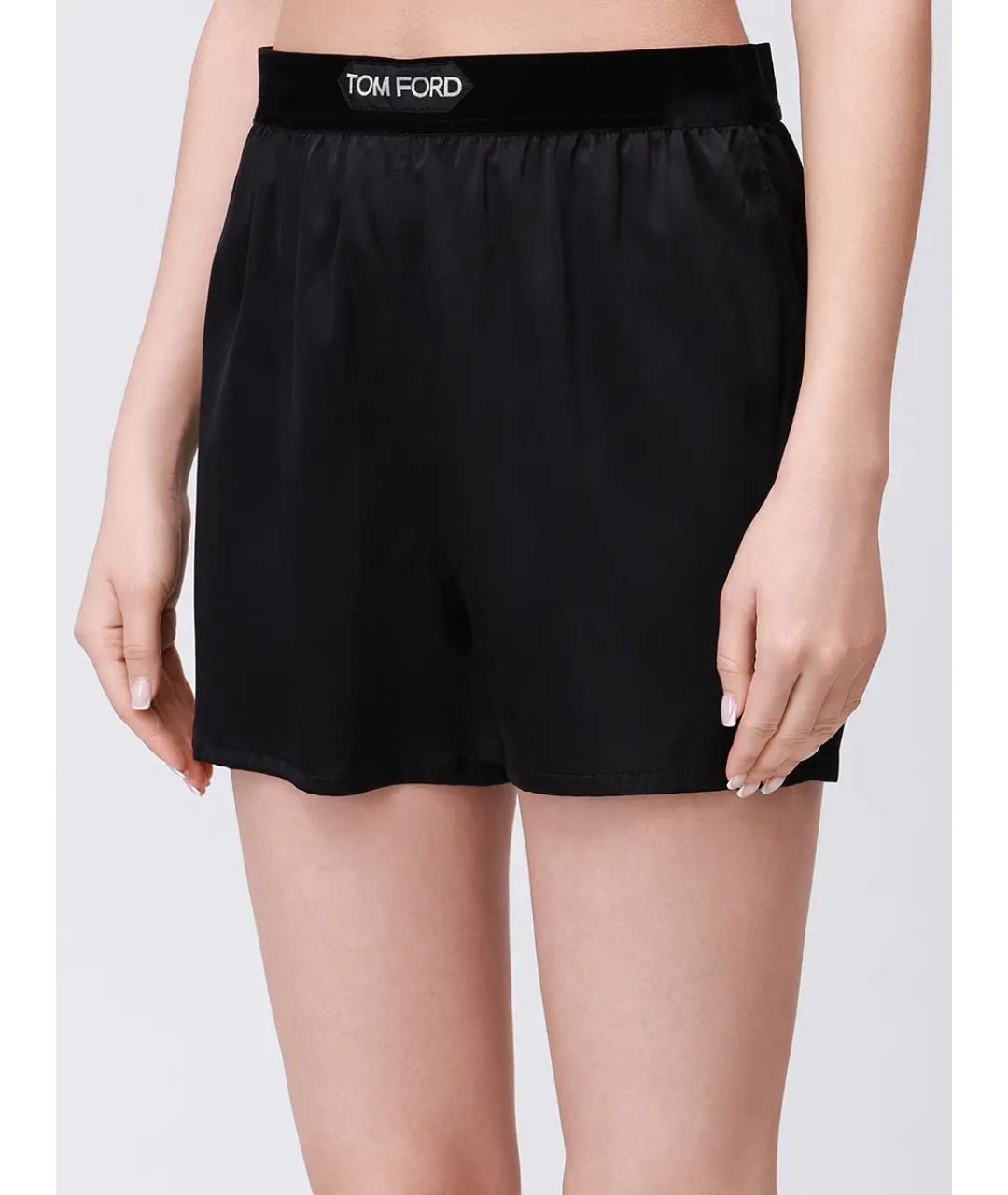 TOM FORD Черные шелковые шорты, фото 4