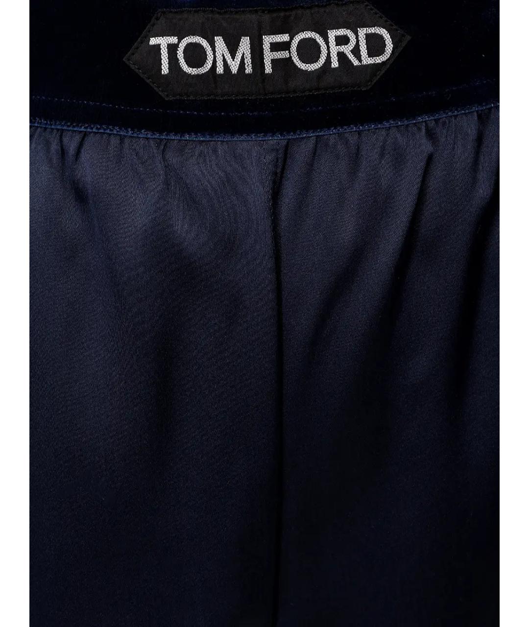 TOM FORD Синие шелковые шорты, фото 6
