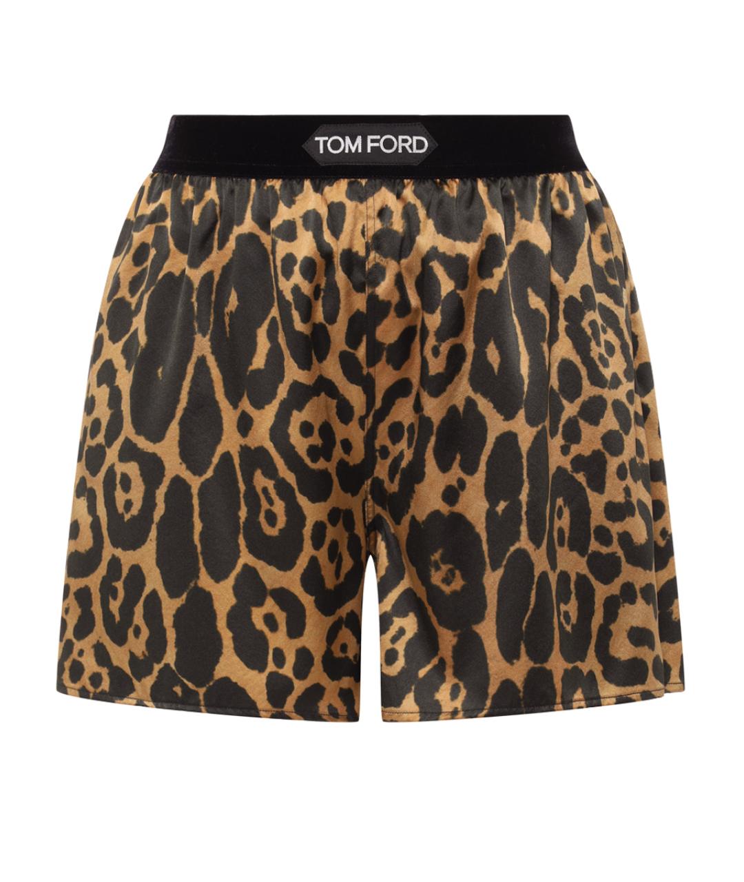 TOM FORD Мульти шелковые шорты, фото 1