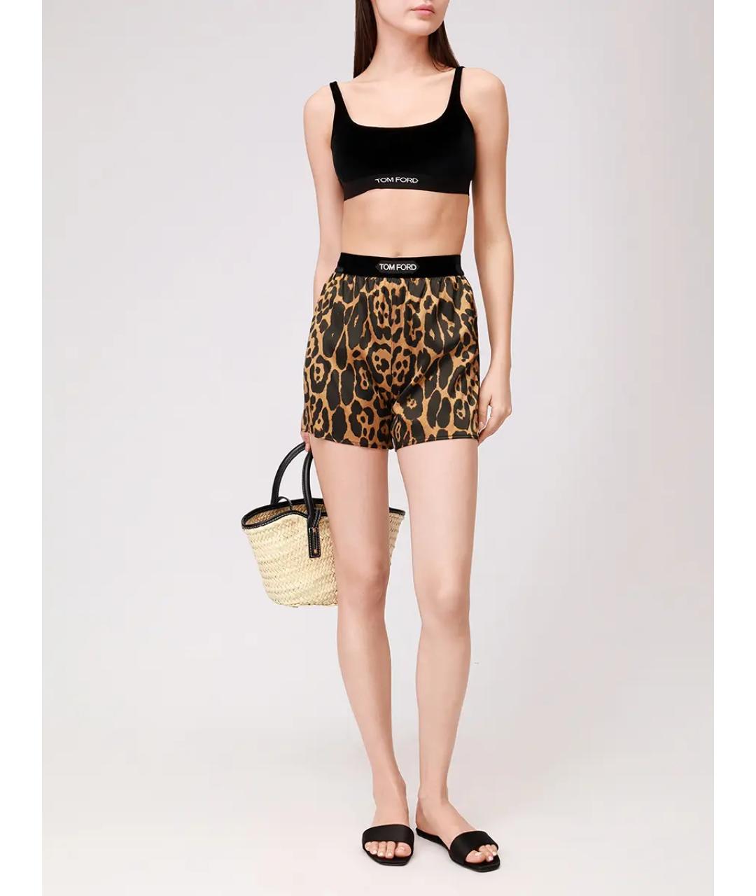 TOM FORD Мульти шелковые шорты, фото 2