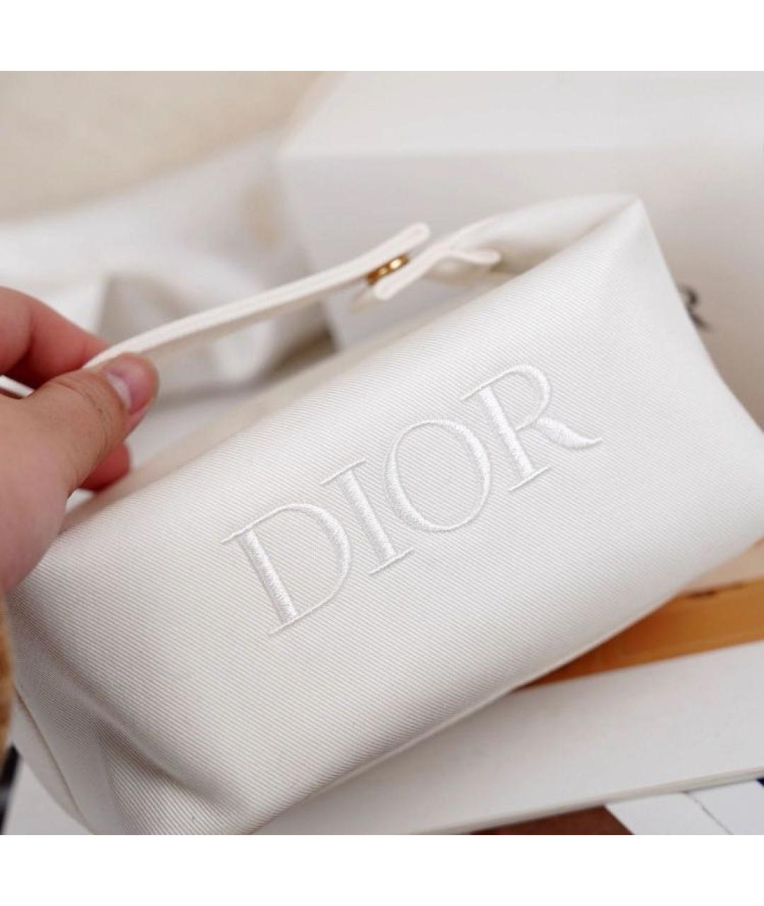 CHRISTIAN DIOR Белая косметичка, фото 3