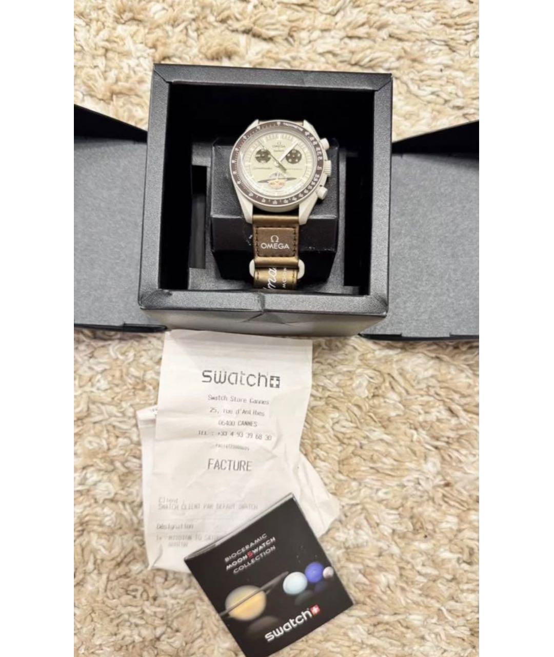 Swatch Коричневые часы, фото 4