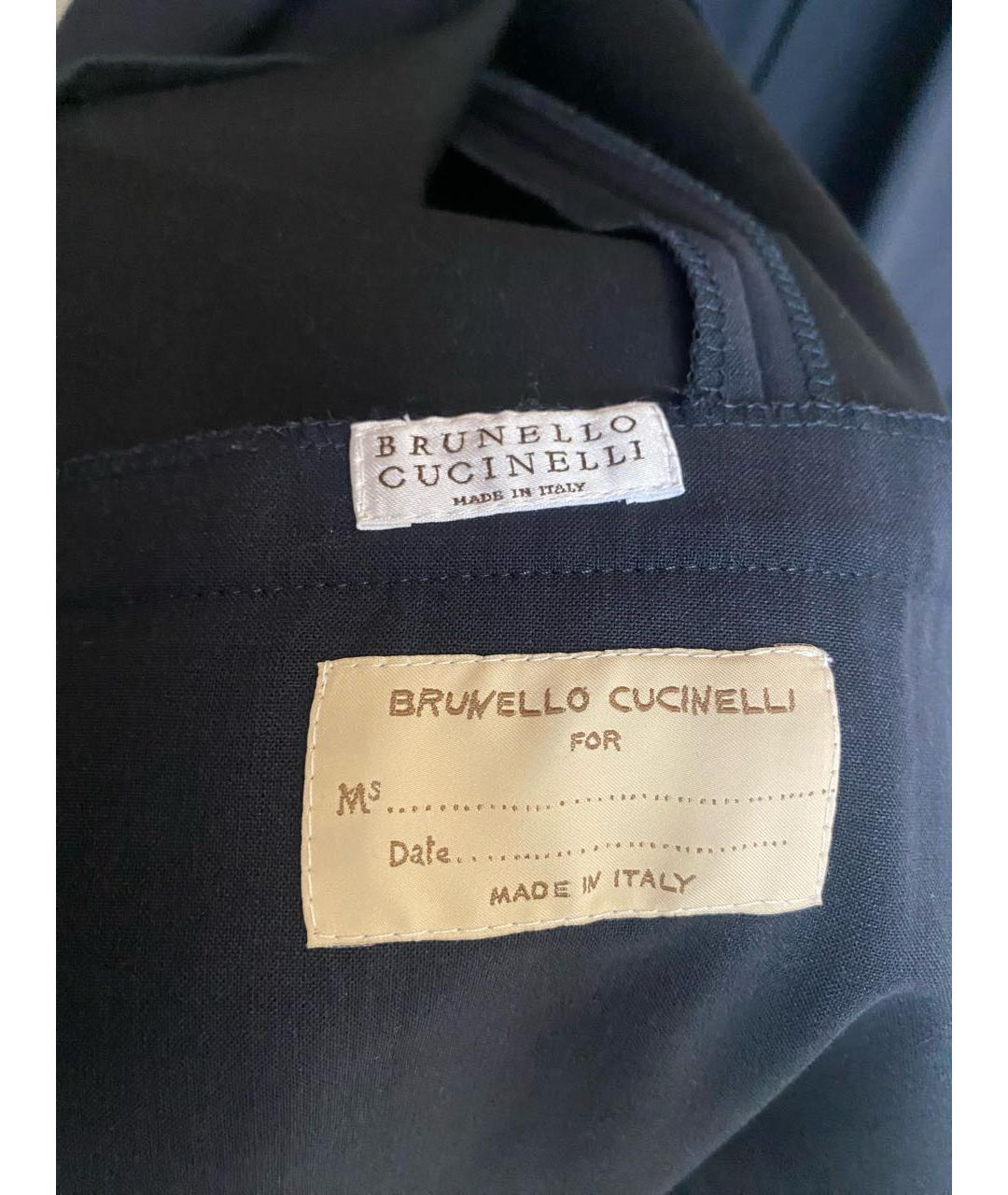 BRUNELLO CUCINELLI Черный шерстяной жакет/пиджак, фото 8