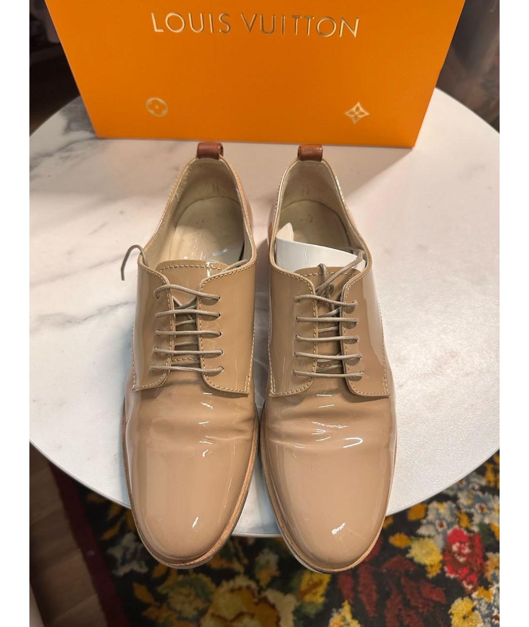 AGL Бежевые ботинки из лакированной кожи, фото 2